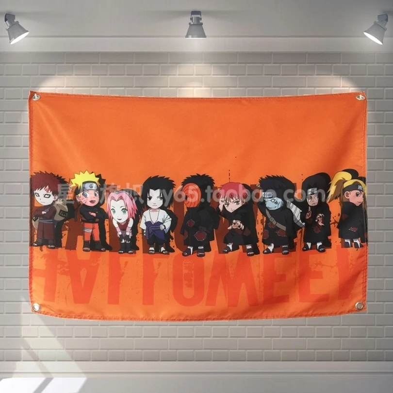 Personalized Customized Naruto Name Banner Wall Decor Poster with Frame