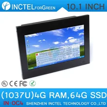 New arrival all in one desktop touchscreen POS pc with Intel Celeron C1037U 1.8Ghz 4G RAM 64G SSD Windows or Linux install