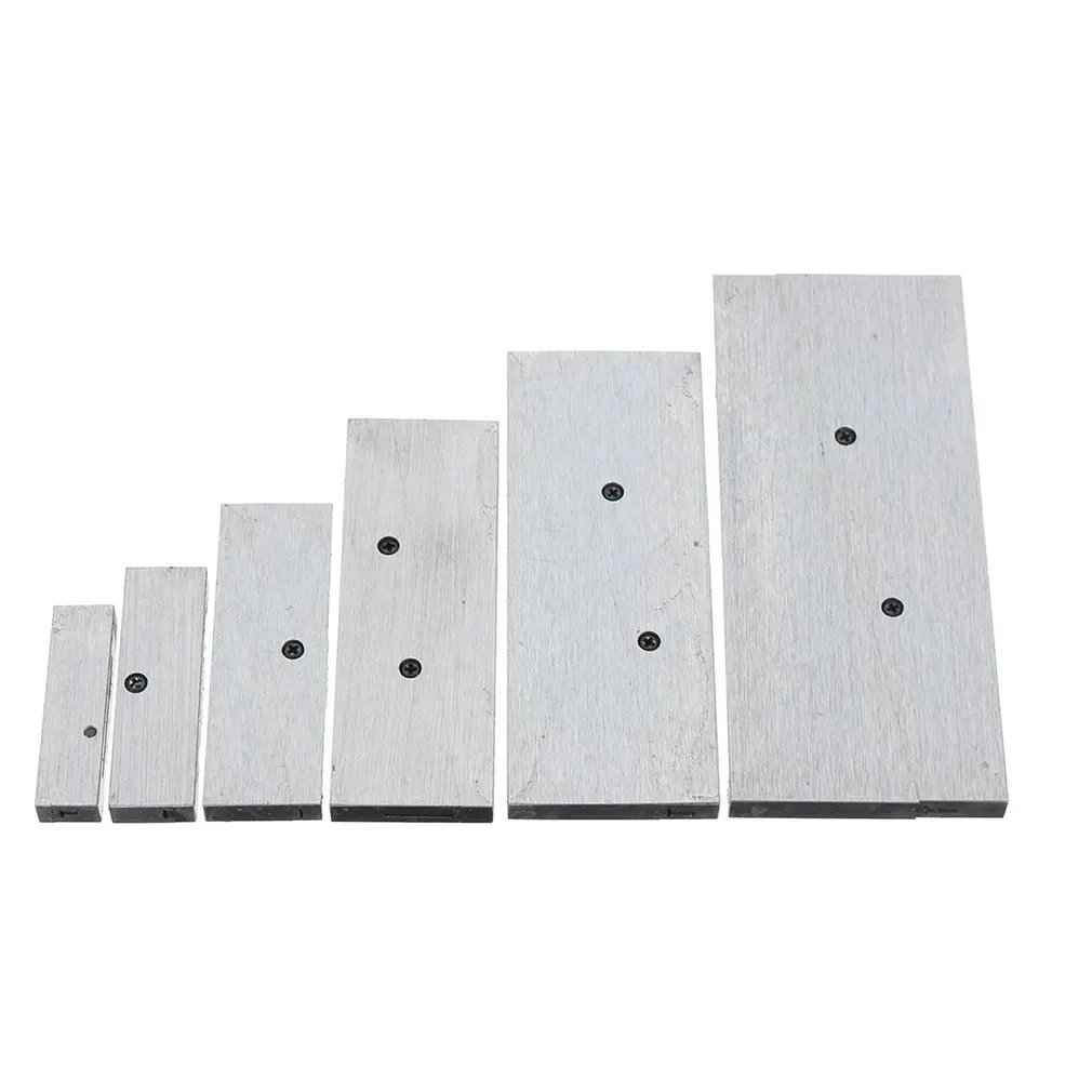 2018 hot Parallel Set 6Pc 3/8'' - 2-1/4'' Adjustable Parallels Set Precision Steel Measurement Tool
