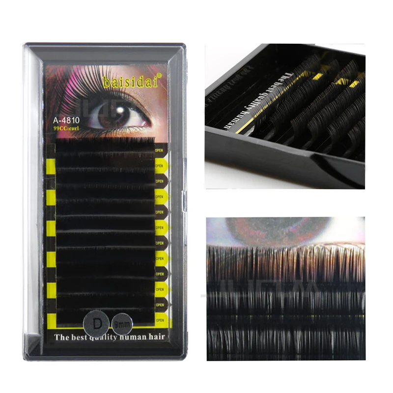 

5 Box D Curl High Quality Eyelash Extension Individual Eyelashes Natural Eyelashes Make Up Fake False Eyelashes