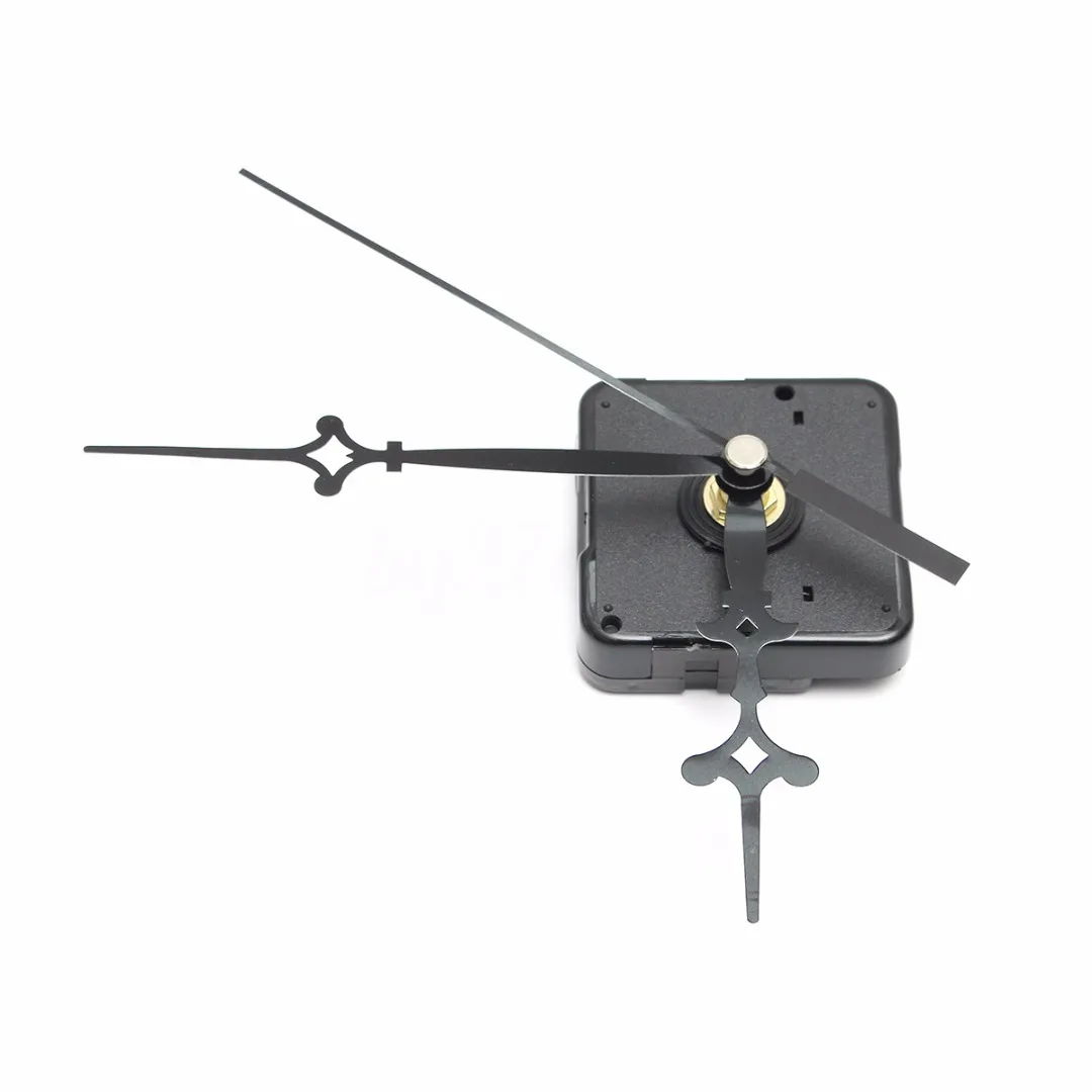 Classic Wall Clock Repair Parts Mayitr Black DIY Quartz Clock Movement Motor Mechanism With Hands & Fittings Kit
