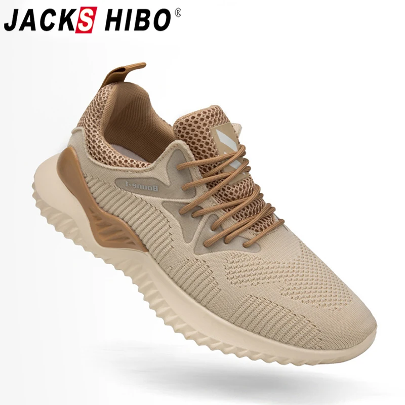 JACKSHIBO/мужские кроссовки дышащие для мужчин Уличная обувь спортивная мужские