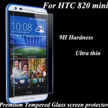 10 шт./лот для HTC Desire 820 mini ультра тонкий Премиум закаленное Стекло Экран протектор, Экран защитная пленка