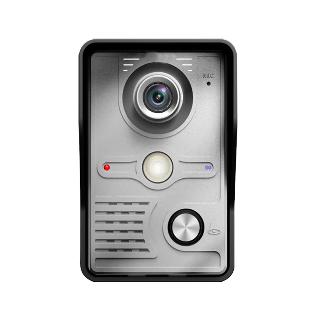 

7" Inch TFT Touch Screen LCD Color Video Door Phone Doorbell Wall mounted Intercom System Night Vision Eye Camera Doorphone