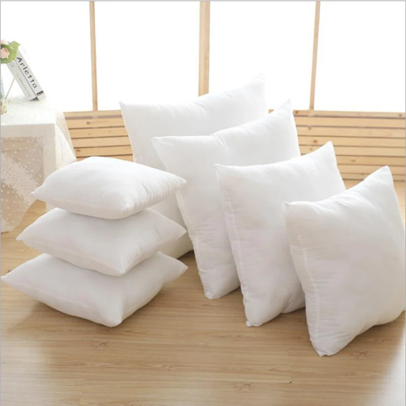 

Square Nonwoven Fabric PP Cotton Cushion Core Seat Back Lumbar Throw Pillow Filling Inner 43*43cm 45*45cm 48*48cm 55*55cm 450g