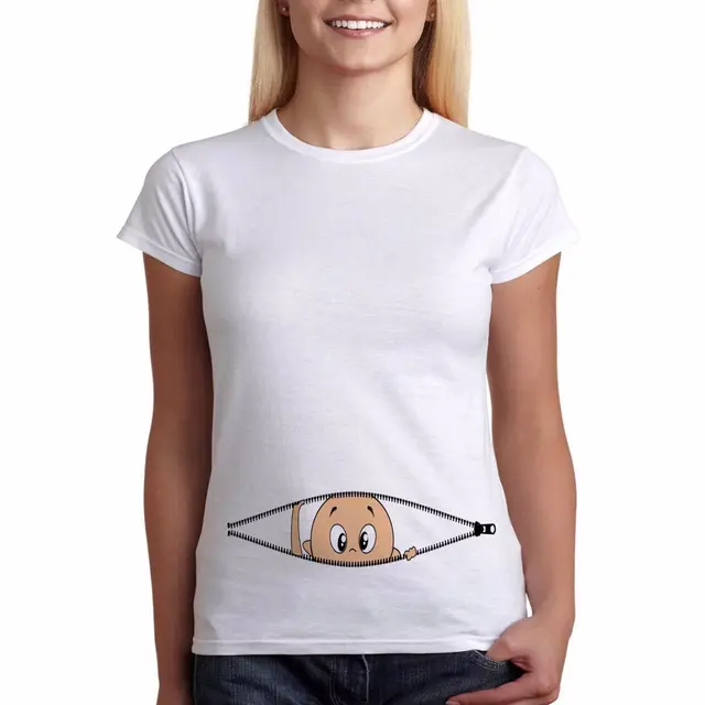 women s funny t shirt zipper baby pregnancy maternity baby shower women s funny t shirt zipper baby pregnancy maternity baby shower perfect gift t shirt sleeve