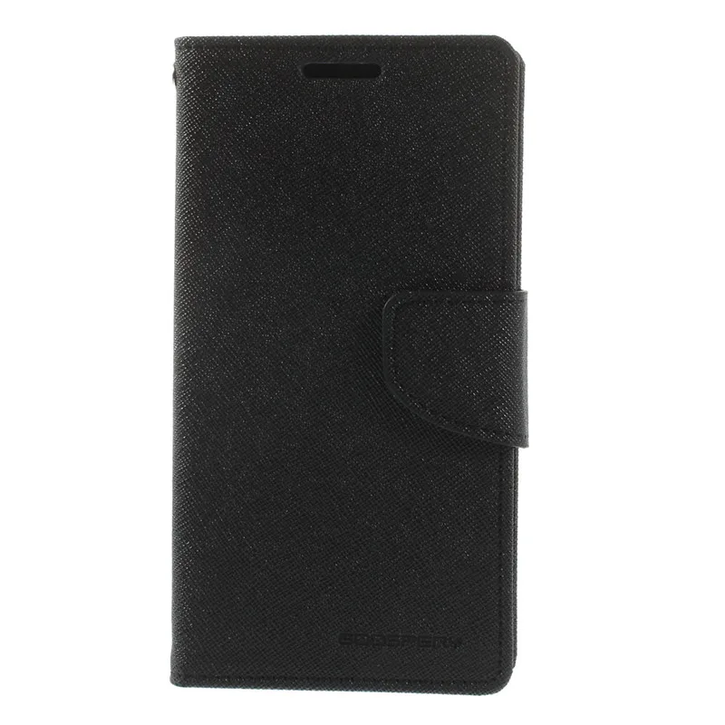 All Black Mercury Goospery двойной цветной кожаный флип-чехол для samsung Galaxy S6 S7 S8 S9 S10 Edge Plus S10 5G E Стенд кошелек оболочка - Цвет: All Black