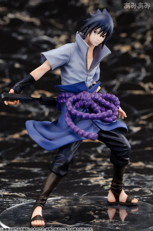 

20cm Naruto Shippuuden Uchiha Sasuke Action Figure PVC Collection Model toys brinquedos for christmas gift free shipping