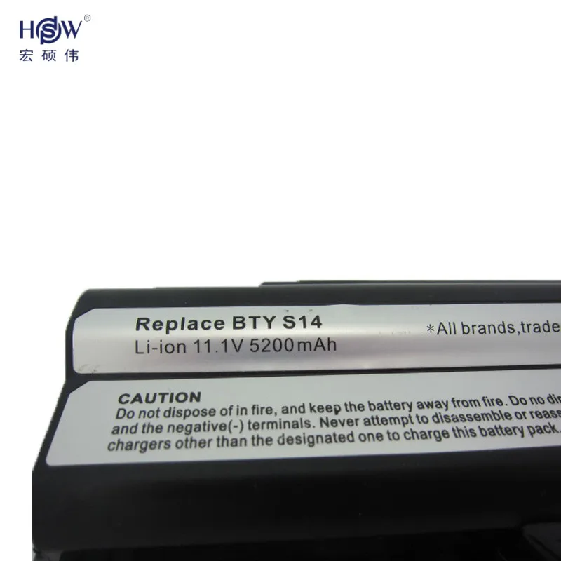 HSW Аккумулятор для ноутбука MSI CR650 CX650 FR400 FX400 FX420 FR600 FX600 FX600MX FX603 FX610 FR620 FX620 FX620DX bateria