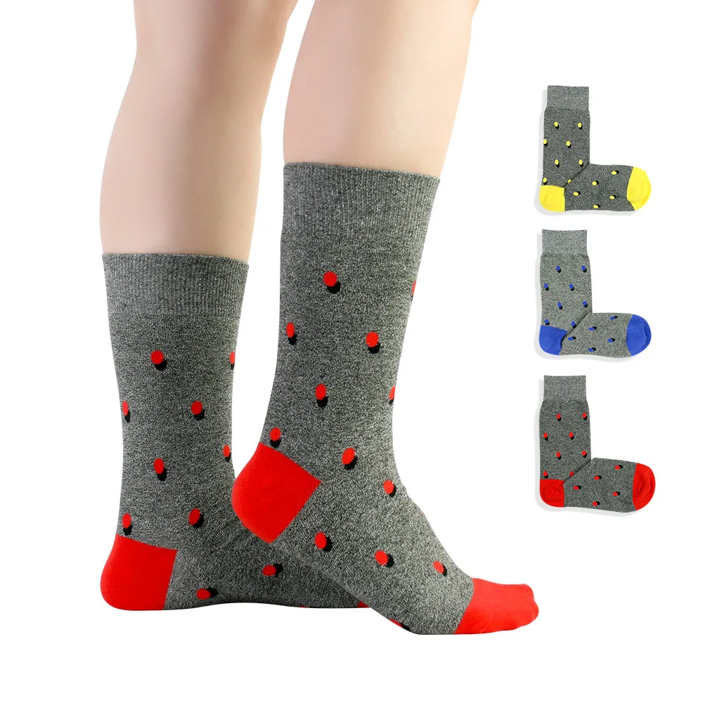 Ретро японский пот-абсорбент осенние носки Для мужчин Для женщин среднего Высокое качество дышащий трубки точка носки 5 пара/лот