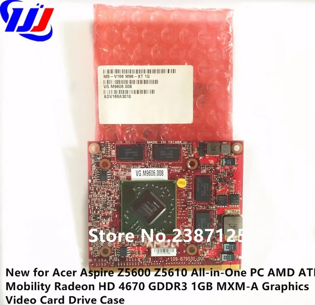 Новинка для видеокарты A c e r Aspire Z5600 Z5610 моноблок M D T I мобильный телефон Radeon HD4670 GDDR3