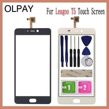 

OLPAY 5.5'' Mobile Phone Touch Screen For Leagoo T5 Touch Screen Digitizer Panel Front Glass Capacitive Lens Sensor Tools