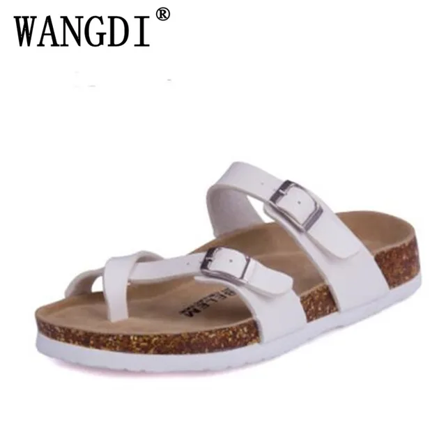 Fashion New Summer Cork Sandals Casual Women Mixed Color Flip Flops Valentine Shoes Zapatos Mujer Sandalias Plus Size 35-43