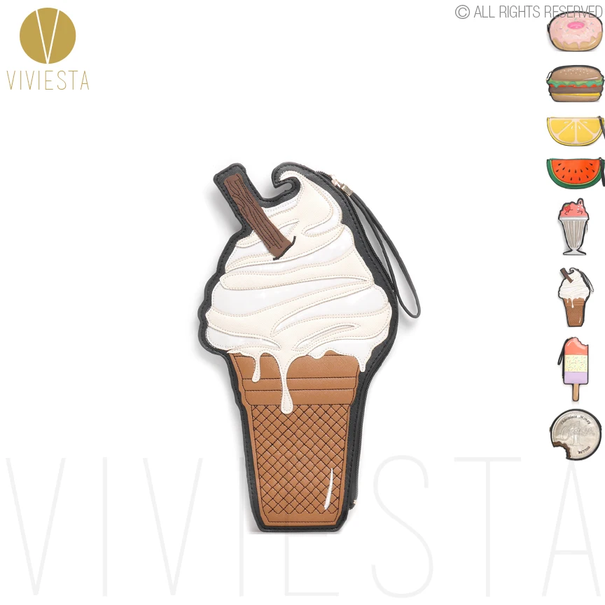 FOOD NOVELTY CLUTCH BAG Women's 2018 New Street Fashion Designer Quirky