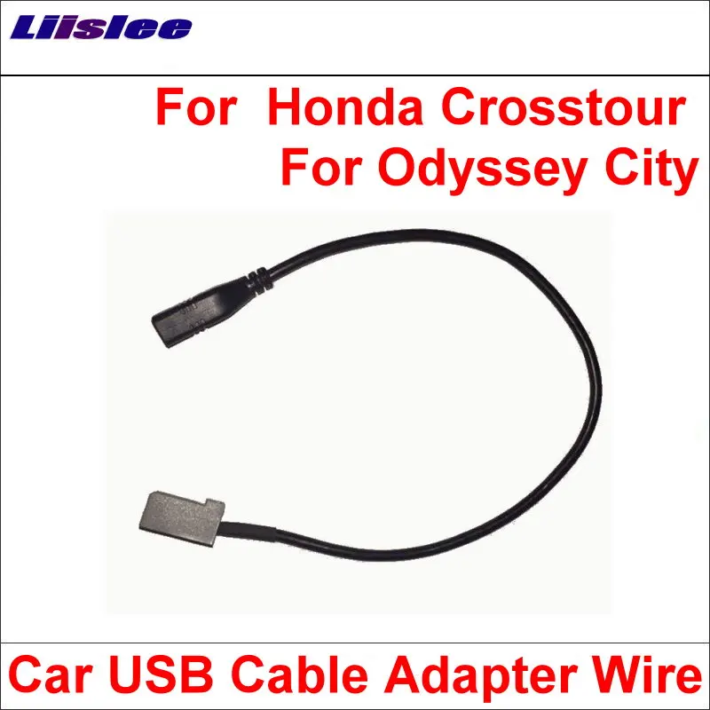 Liislee оригинальные вилки к USB разъему адаптера для Honda Crosstour Odyssey City Автомобильное CD