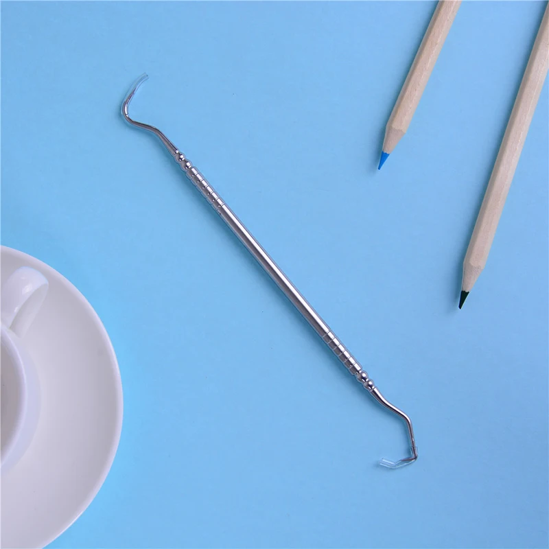1pcs Stainless Steel Dental Tool Products Double Ends Dentist Teeth