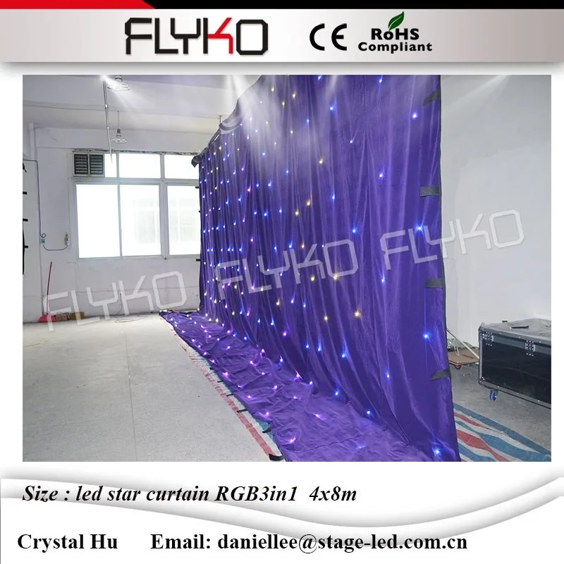 LED star curtain 4x8m87