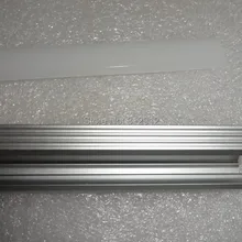 RA-1919-2; 1 м длинный светодиодный алюминиевый профиль(анодированный серебряного цвета цвет) с крышкой ПК; для flexibe или жесткий светодиодный полоски