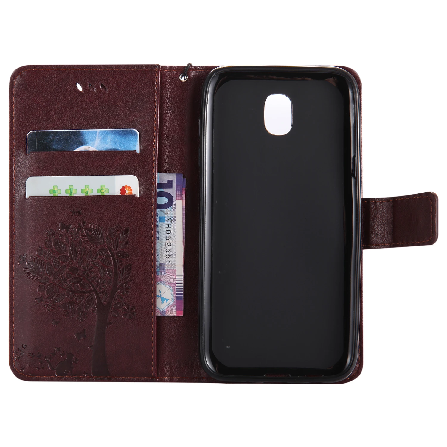 Кожаный чехол для Galaxy J5 чехол samsung SM-J530F/DS SM-J530FM/DS SM-J530L SM-J530K SM-J530S(полиуретан) с откидной крышкой 5,2 дюймов