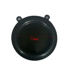 Gas water heater water pressure diaphragm 45 / 50 / 52 / 54 / 72 mm water film water and gas linkage valve film pad 10 pcs od 76mm gas water heater pressure diaphragm accessories water gas linkage valve water film tympanic membrane