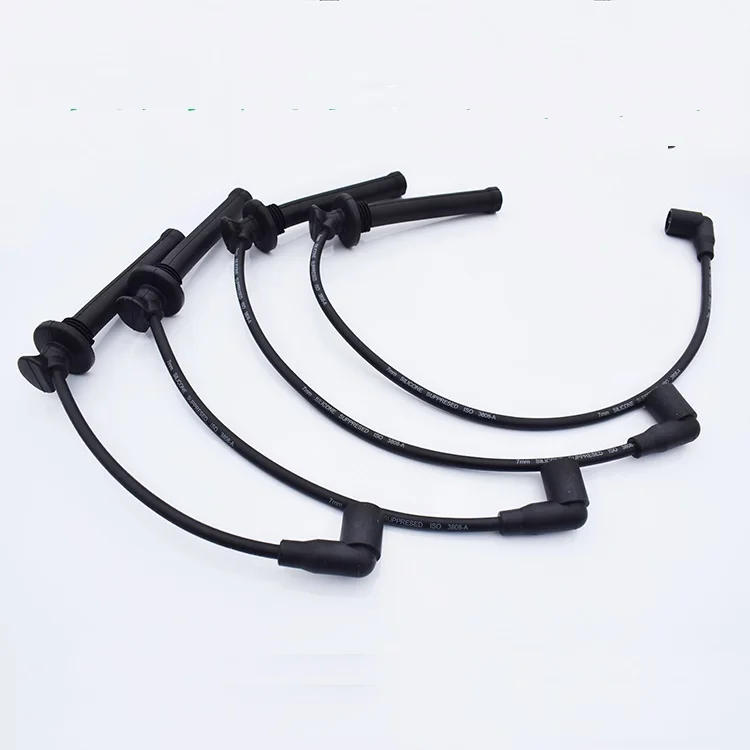 

(4pcs/kit) Ignition Wire Set High Tension Lead lines For Chinese CHERY Fulwin2 1.5L 477 engine Auto car motor part 477F-3707130