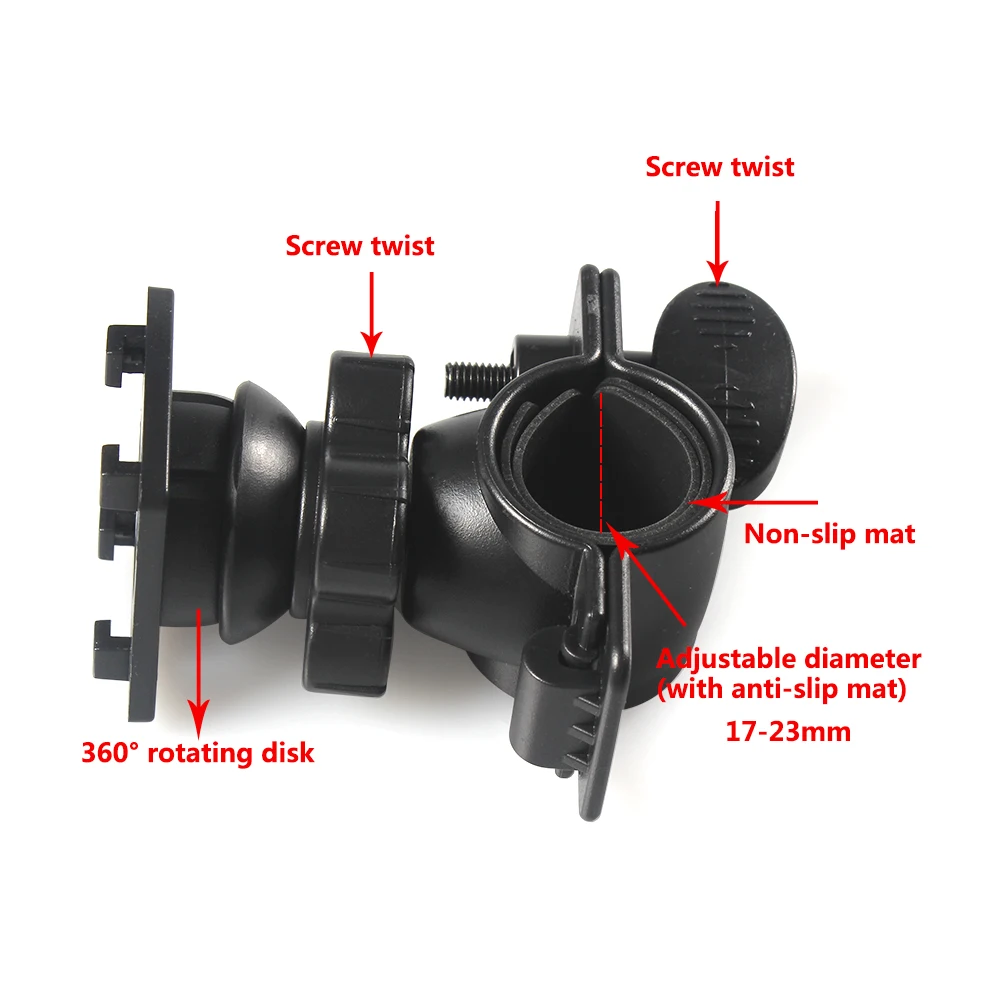  Universal Waterproof Motorcycle Phone Holder Zipper Pocket Handlebar Phone Mount Stand Support Bag 