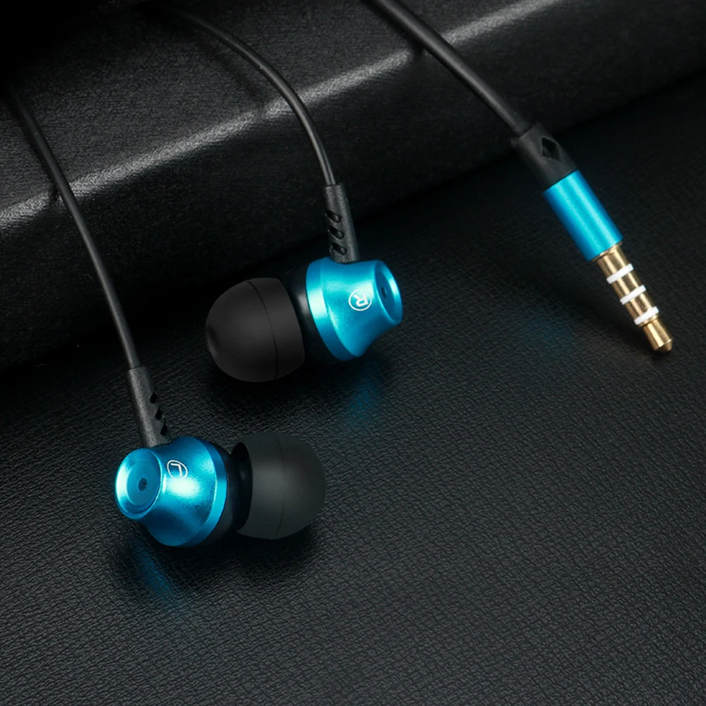 newest style super bass in ear headsets intellect controll wired headset earphone with mic top grade for cell phone PC