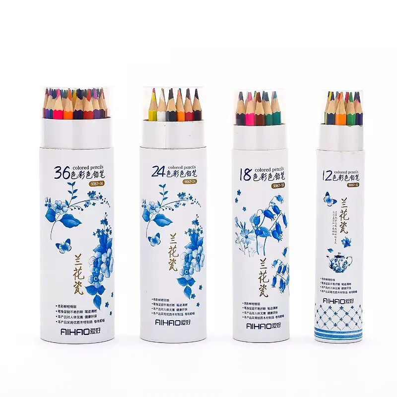 

24/36/48 Wood Colored Pencils Non-toxic Painting Writing Drawing Sketching Pencil School Stationery