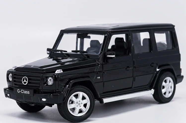 3 цвета мы lly FX 1:24 g-класс G500 G55 внедорожный внедорожник сплав модель машинки, Diecast металлические игрушки подарок на день рождения для детей, носки для мальчиков - Цвет: Черный