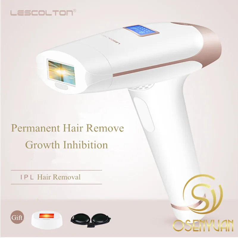 Lescolton IPL эпилятор, постоянное лазерное удаление волос, ЖК-дисплей, 700000 импульсов, лазерный триммер для бикини, фотоэпилятор
