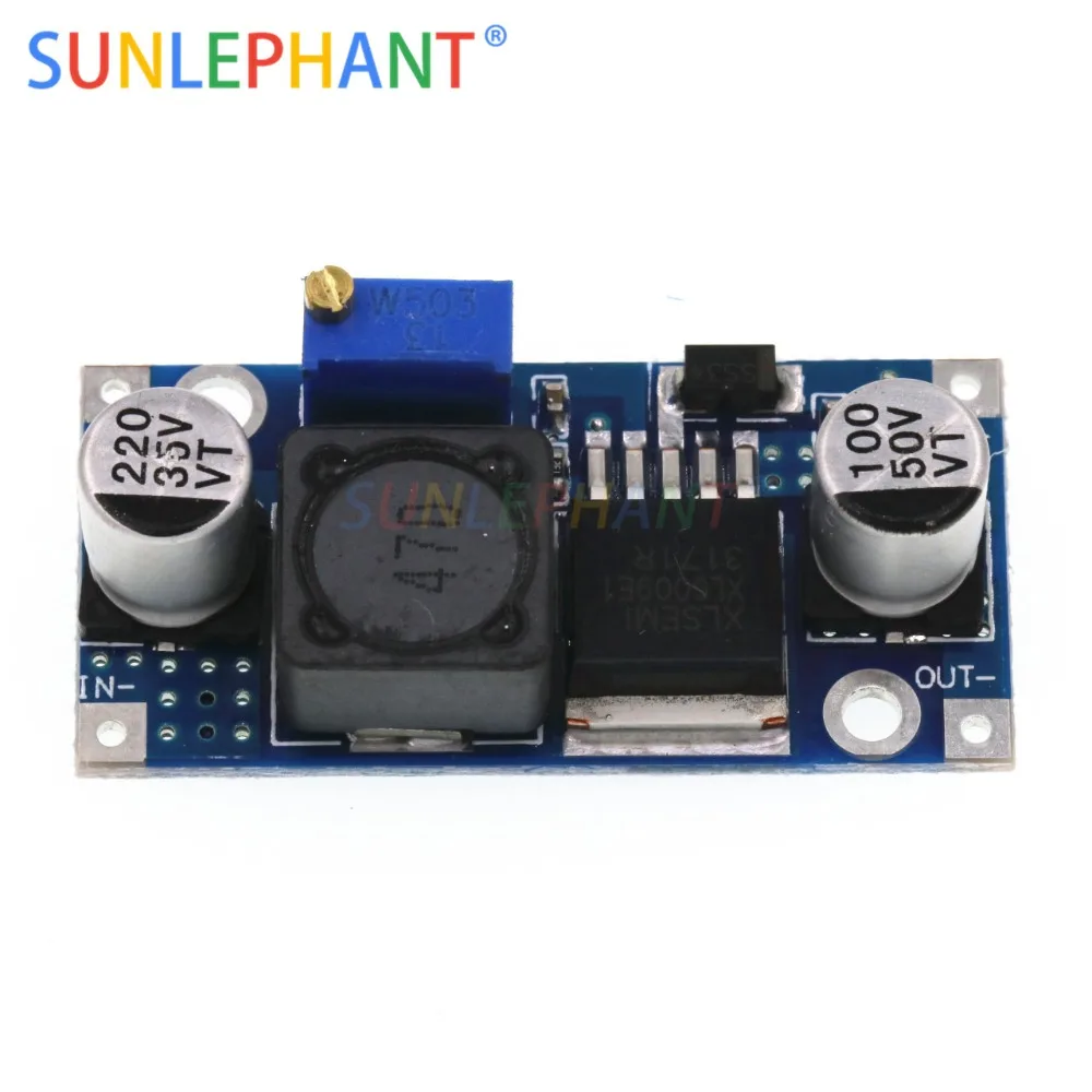

SUNLEPHANT XL6009 DC-DC Booster module Power supply module output is adjustable Super LM2577 step-up module