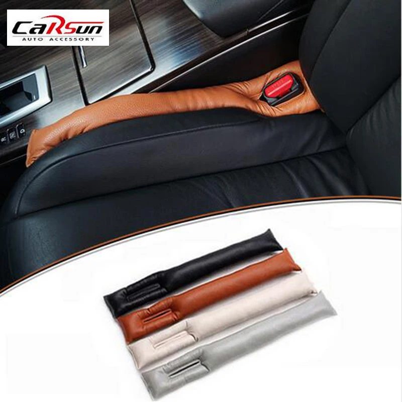 

Universal Auto Slot Plug Stopper Car Seat Gap Apertural Pad Leak Proof Plate Protective Case Beige Black