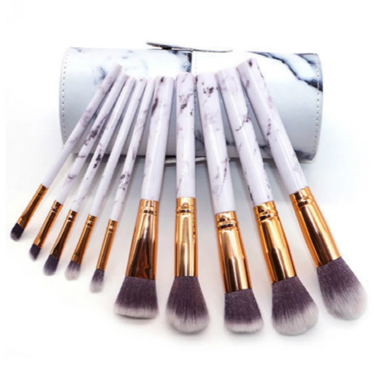 marble makeup brush (2)