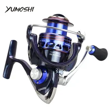 Рыбалка Катушки спиннинговые Катушка цельнометаллический нержавеющая сталь цвет-изменение рыбалка колеса 13BB+ 1 Рыбалка колеса baitcasting PESCA как