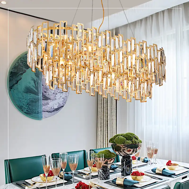 2019 New Luxury Design Crystal Chandelier Modern Living Room