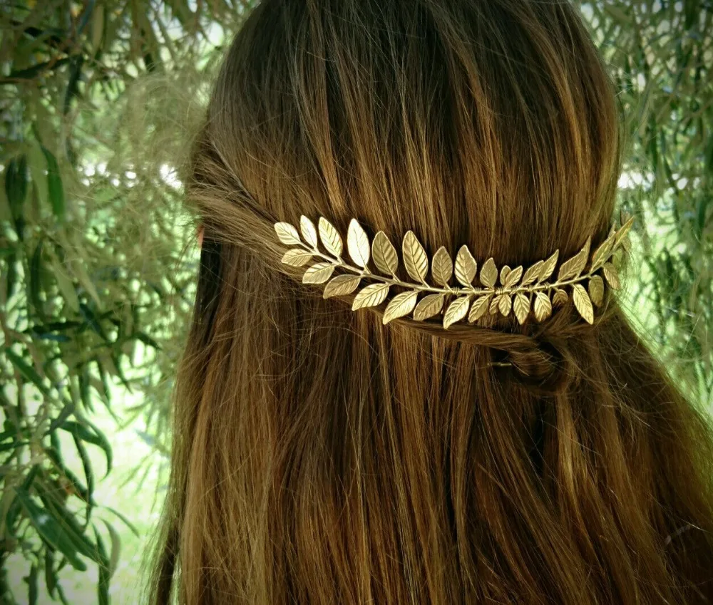 

New Fashion Hair Leaf Hair Combs For Women Gold Hair Jewelry Party Gifts Wedding Jewelry