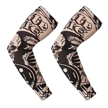 Чехол для татуировки рукава спортивные дышащие эластичные защитные велосипедные антиуф Защита от солнца защитный рукав фитнес-гетры 2 шт