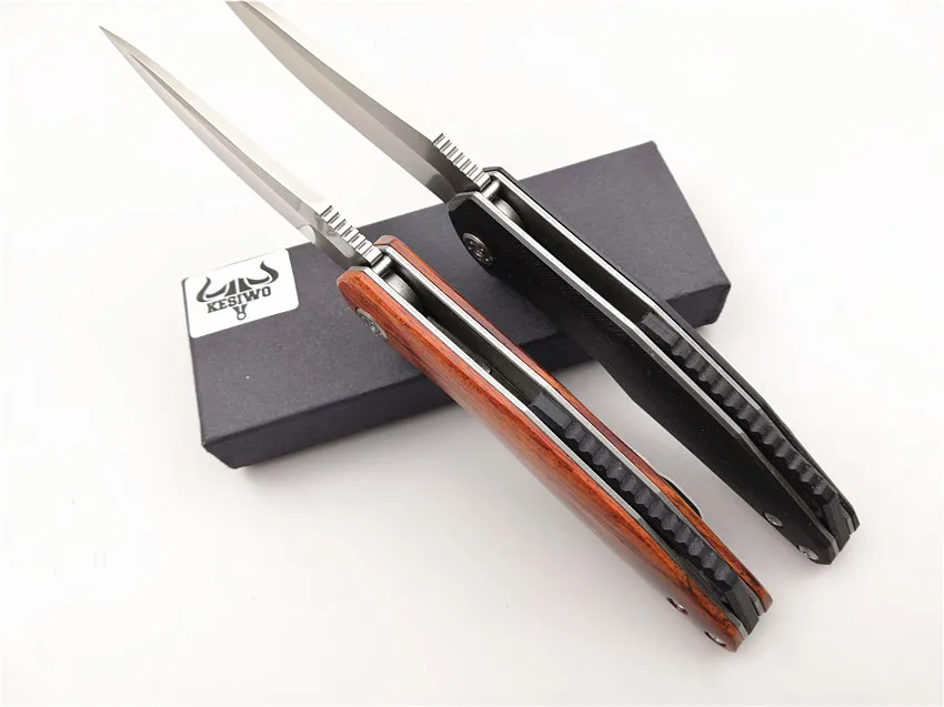 KESIWO KS12 Ball Bearing Flipper Folding Knife D2 Blade Pocket EDC Knife Camping Outdoor Hunting Hiking Knives Garden Hand Tool