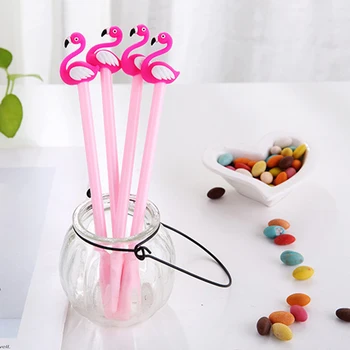 

50pcs Kawaii Pen Cute Flamingo Hello Kitty Unicorn Gel Pen Office and School Supplies Students Kids Stationary Gift Gadget Items