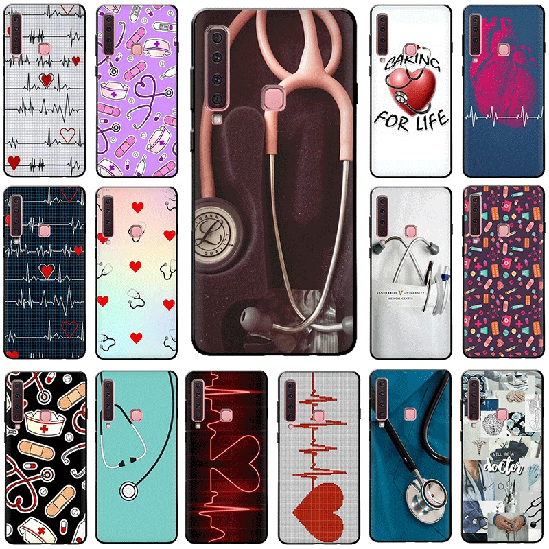 

Nurse Medical Medicine Health Heart Soft Silicone phone case for Samsung GaLaxy A3 A5 A6 A7 A8 A9 2018 A10 A30 A40 A50 A70 J6