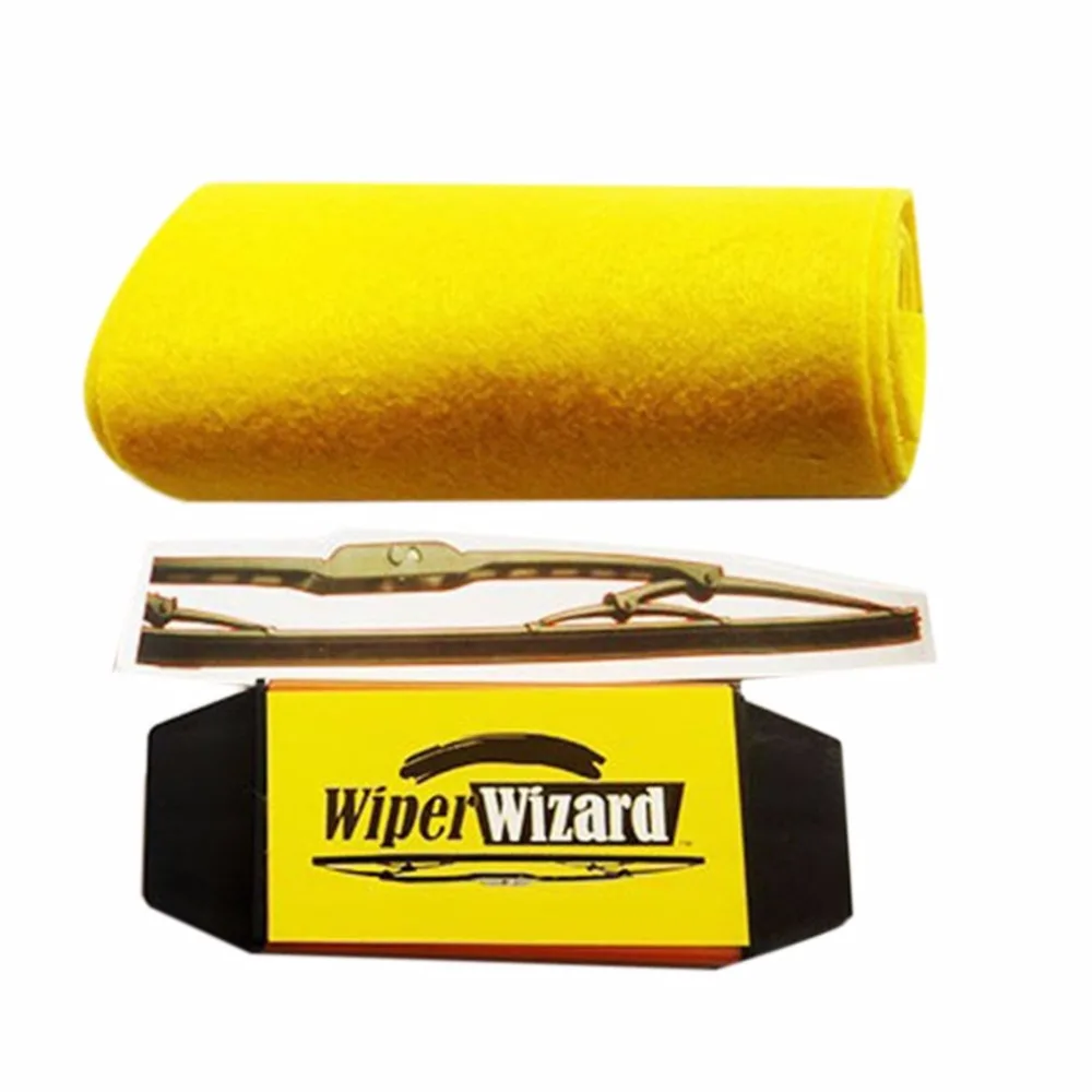 

New Car-styling Car Windshield Wiper Wizard Blade Restorer with 5pcs Wizard Wipes Wiper Cleaning Brush Van Windscreen Cleaner