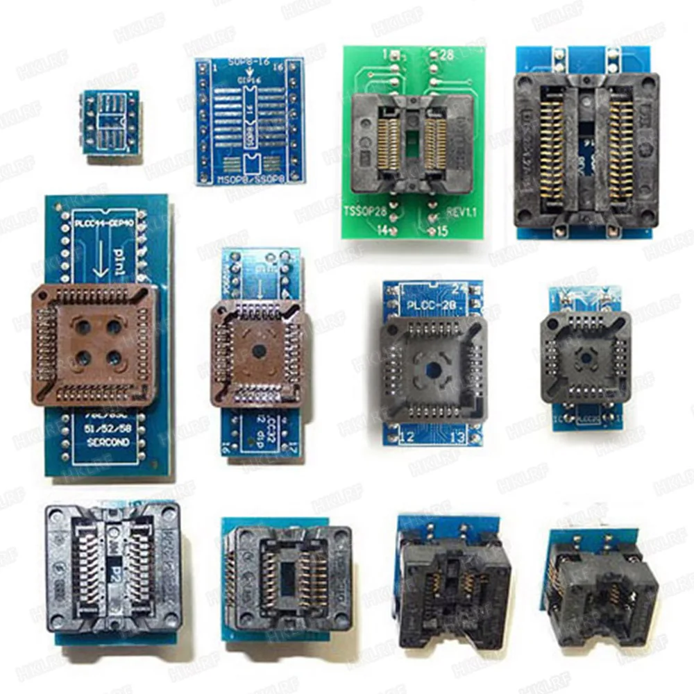 1,8 V SOP28 SOP8 SOP20 SOP16 PLCC44 32 28 20 IC экстрактор 16 шт. адаптеры для сим-карт розетки для TL866CS/EZP2010 RT809F RT809H программист