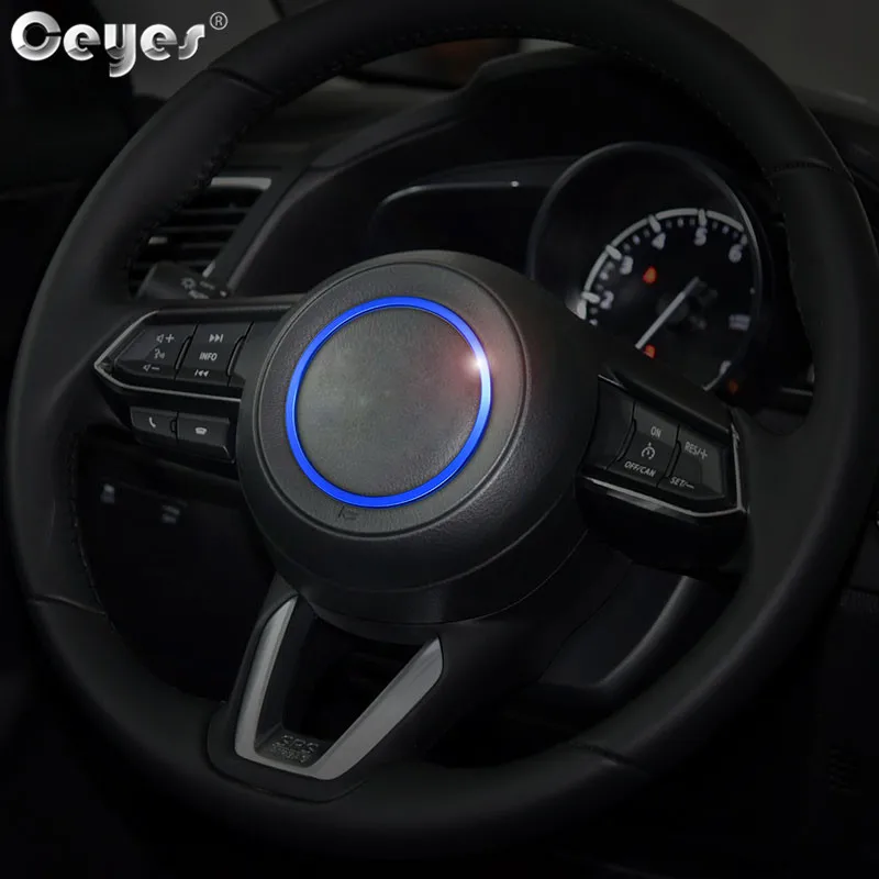 Car steering wheel decoration circle ring sticker for  MAZDA (1)