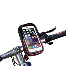 6 ''велосипед Руль сумка для смартфонов высокая видимость чувствительный сенсорный экран велосипедный Телефон держатель Водонепроницаемый легкий