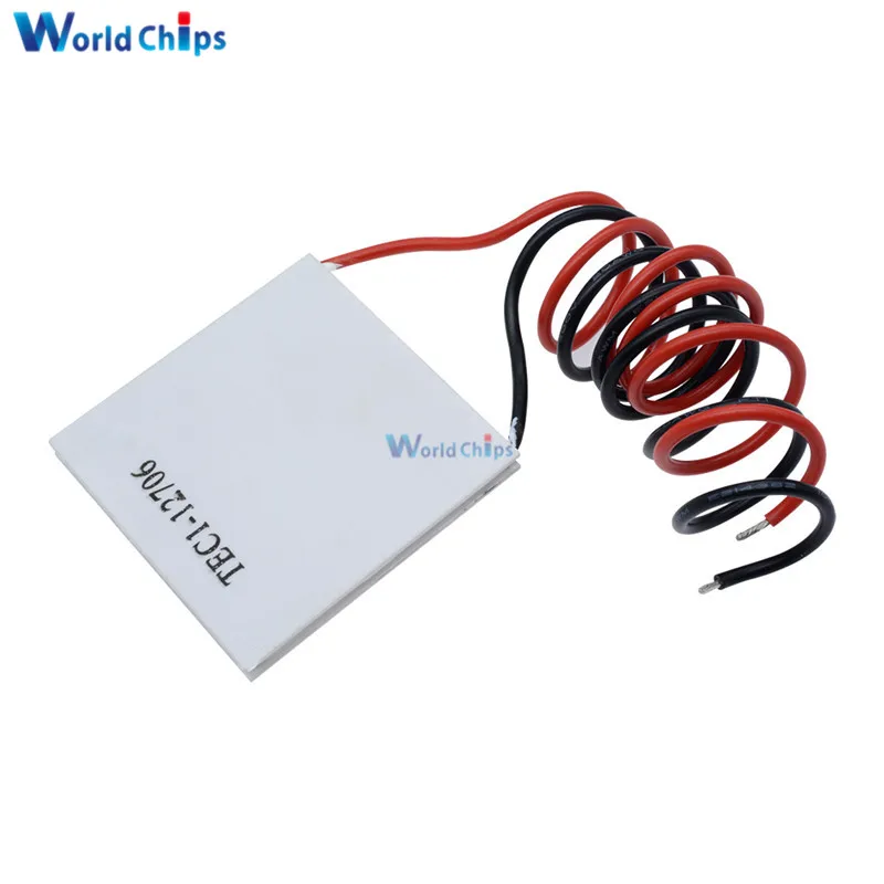 10 шт. TEC1 12706 12V 6A TEC Термоэлектрический охладитель Пельтье TEC112706 радиатор в виде