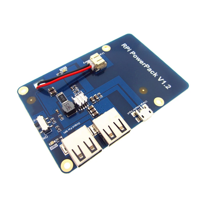 Плата расширения литиевого аккумулятора с переключателем для Raspberry Pi 3 2 Модель B 1