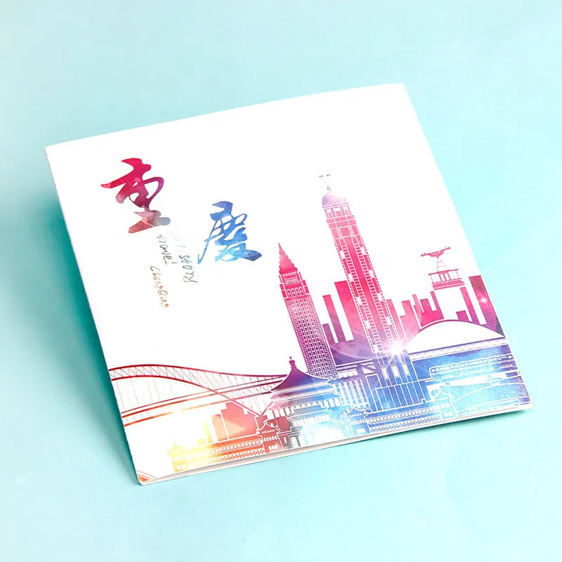  2 Style 3D Handmade Chongqing Architecture Paper Invitation Greeting Cards PostCard Business Gift C - 32960025990