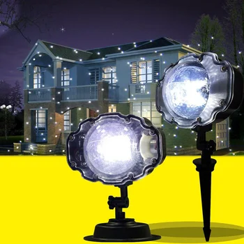 

Outdoor Christmas Snowfall Laser Projector Lamps LED stage Spotlight Showers Landscape Garden Lawn Light Disco Xmas Party Light