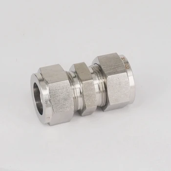 

304 Stainless steel Fit 20mm OD Tube Coupler Adapter Connector Compression fitting For Tubing