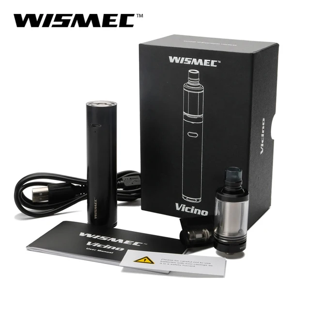 100% Оригинальный wismec vicino комплект 3,5 мл e-сок емкость 18650 ячейка не входит в комплект Тип 22 мм Vape электронная сигарета испаритель